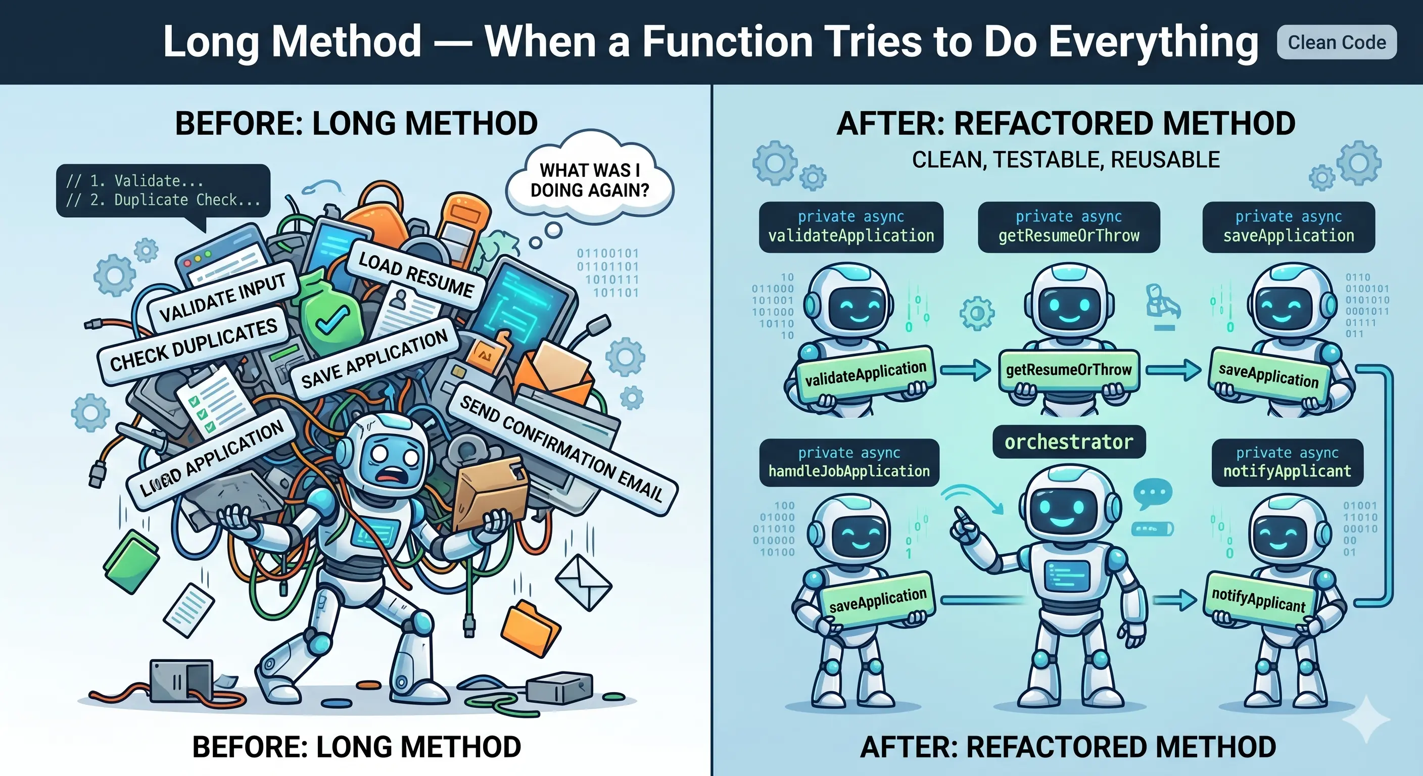 Long Method — When a Function Tries to Do Everything